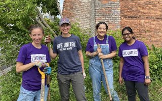 Computer Science student Jahnavi Bonagiri interning with the United Way