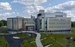 An aerial view of the ETEC research & development complex.