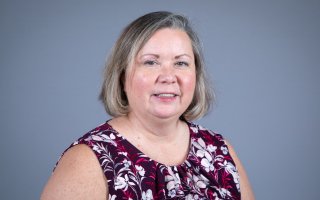 A portrait of UAlbany Director of Environmental Sustainability Mary Ellen Mallia