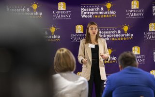 First annual UAlbany student pitch competition.
