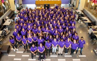 Group photo of UAlbany's Student Affairs and Enrollment team