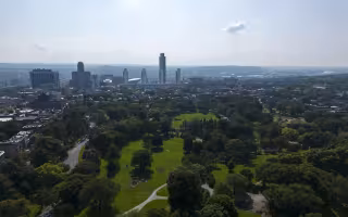 view of skyline from Downtown Campus