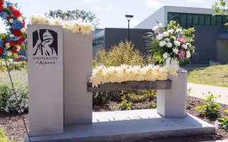 Photo of memorial bench