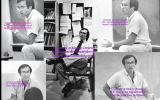 Paul Miesing teaching early in his career