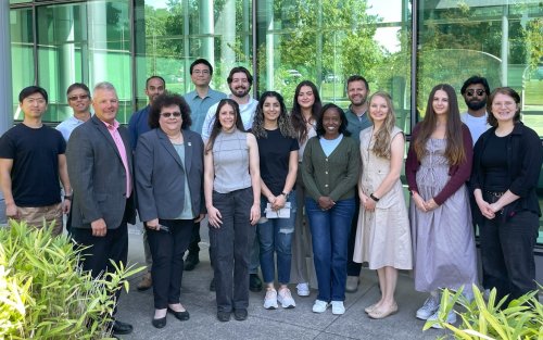 '25-26 RNA Fellow Cohort Picture with CAS Dean, Directors of the RNA Fellow Program, RNA Fellows, and their mentors