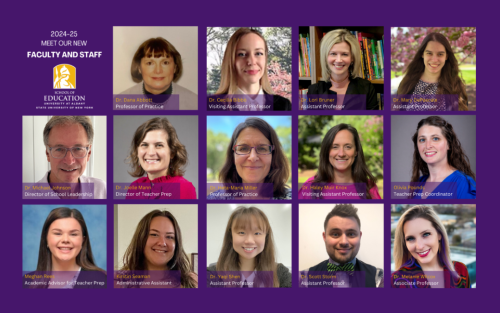 2024-25 Meet Our New Faculty and Staff with 14 portraits