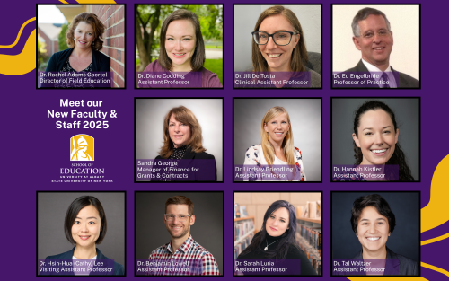 2025 Meet Our New Faculty and Staff with 11 portraits