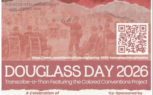 Douglass Day flyer, Feb 13, noon to 3 pm, Multipurpose Room CC