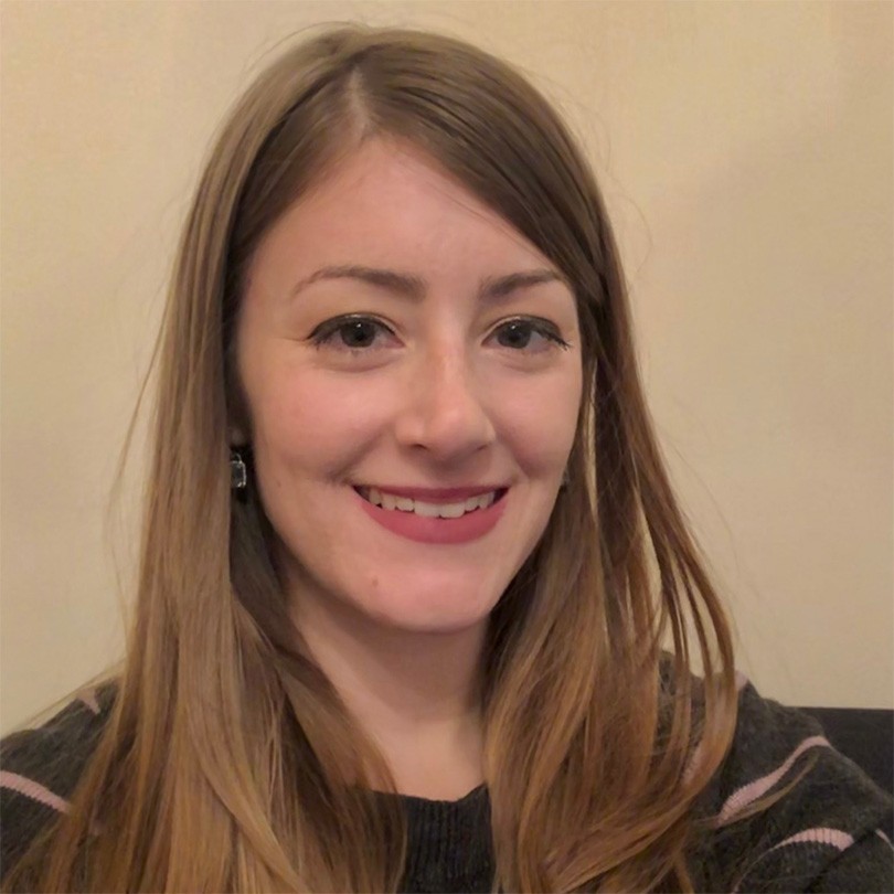 A portrait of Christina Cloutier.