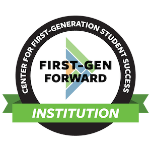 Dean of students is a first-gen forward recognized institution 
