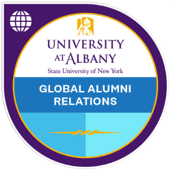 Digital badge for Global Alumni Relations