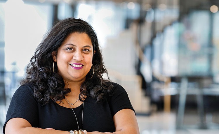 WGSS alumna Samhita Mukhopadhyay '00, former Executive Editor of Teen Vogue.