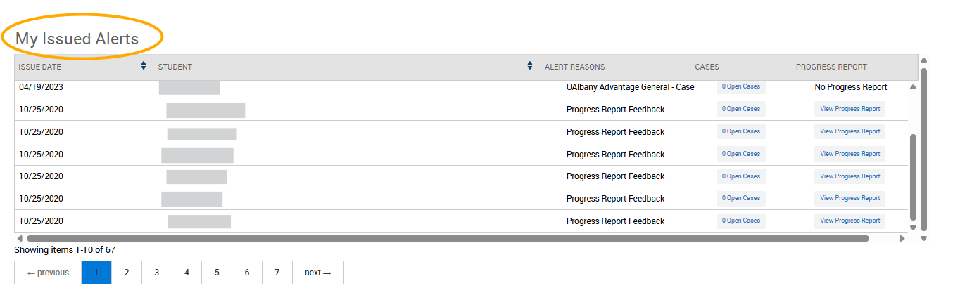 An EAB Navigate screenshot that shows the instructions described in the text immediately above the image.
