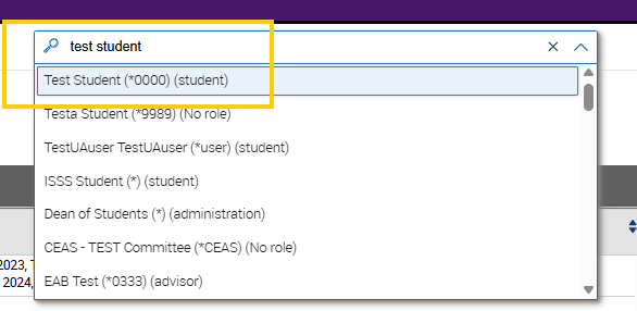 An EAB Navigate screenshot that shows the instructions described in the text immediately above the image.