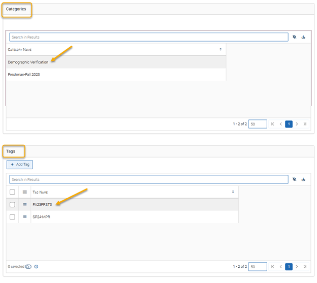 An EAB Navigate screenshot that shows the instructions described in the text immediately above the image.