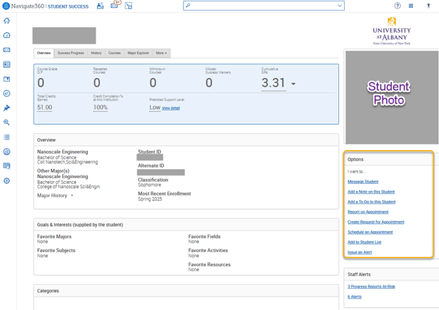 An EAB Navigate screenshot that shows the instructions described in the text immediately above the image.