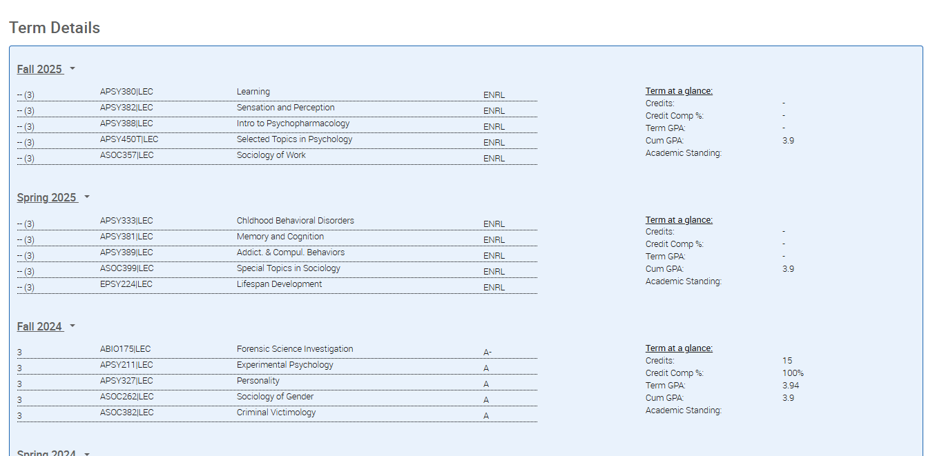 An EAB Navigate screenshot that shows the instructions described in the text immediately above the image.