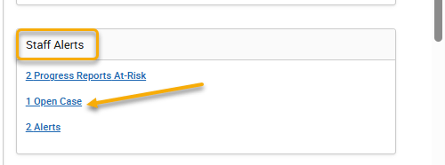 An EAB Navigate screenshot that shows the instructions described in the text immediately above the image.