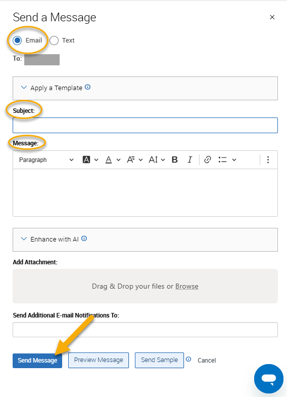 An EAB Navigate screenshot that shows the instructions described in the text immediately above the image.