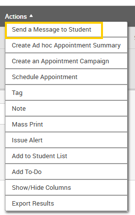 An EAB Navigate screenshot that shows the instructions described in the text immediately above the image.