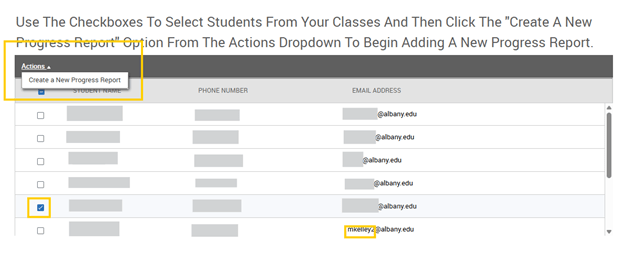 An EAB Navigate screenshot that shows the instructions described in the text immediately above the image.