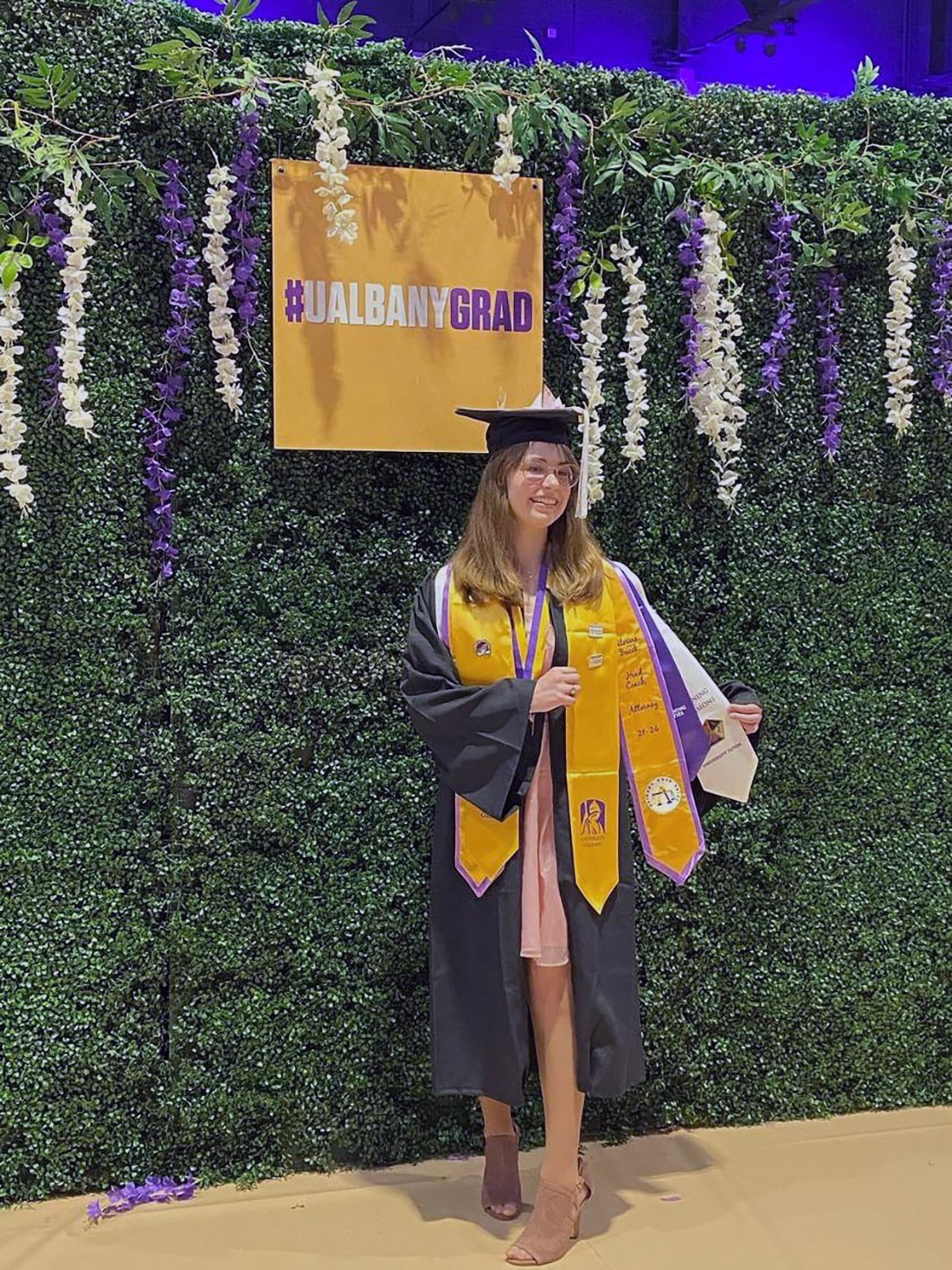 UAlbany student Kate Bucek graduates from UAlbany