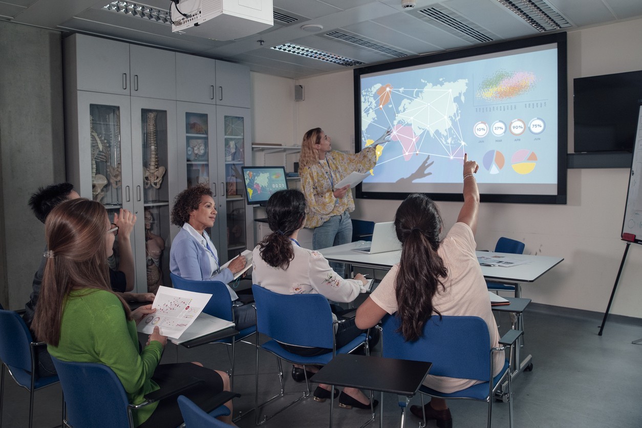 Classroom biostatistics presentation