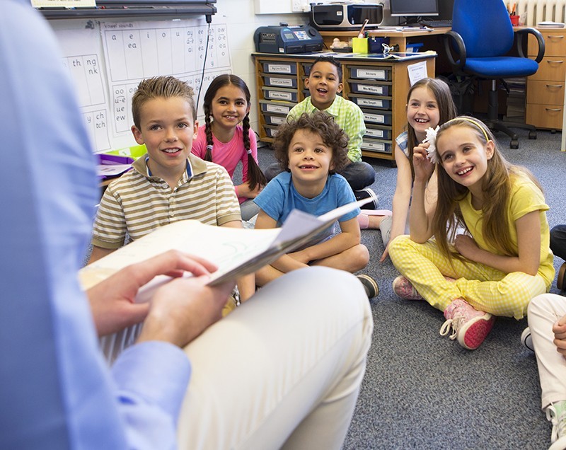 Story time in class