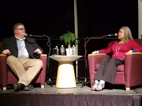 Esmeralda Santiago and Joe Donahue