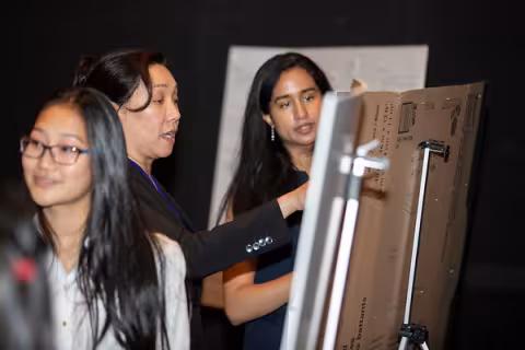 Girls Inc. Eureka! program camp at UAlbany 2019 - viewing display