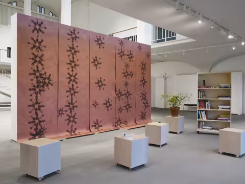 Nicole Cherubini, we are here, 2019, installation view