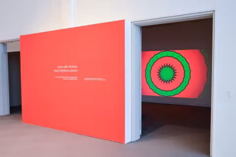Black Righteous Space, installation view