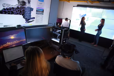 Photos from inside the xCITE lab.