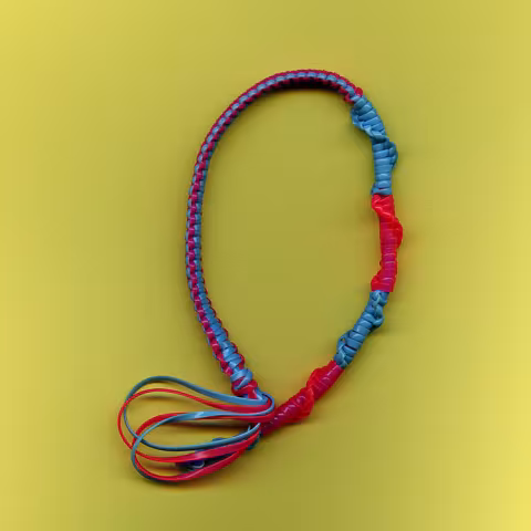 A rainbow bracelet.
