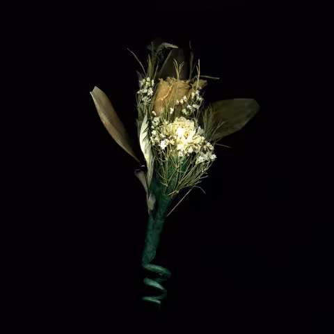 A flower corsage.