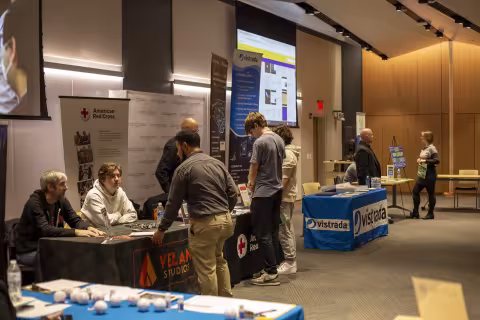 Students share research at CEHC's Fall 2022 Showcase.