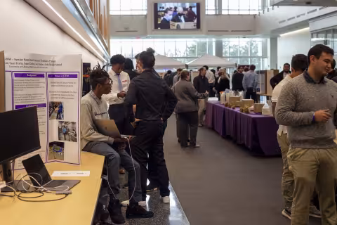 Students share research at CEHC's Fall 2022 Showcase.