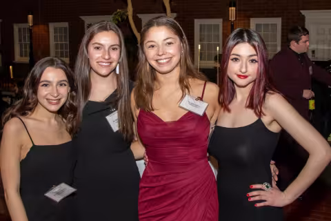 Current Five Quad members and Five Quad alums gathered at the Crowne Plaza Hotel in Albany for a formal gala celebrating the organization's 50th anniversary.