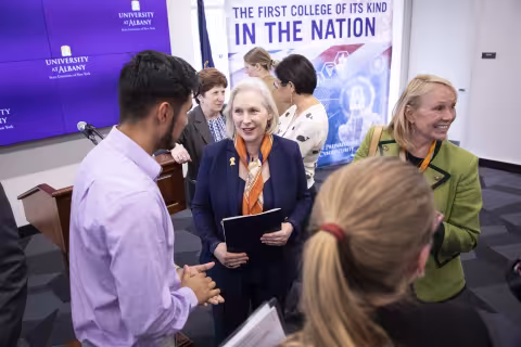Photos: Gillibrand press conference at ETEC.