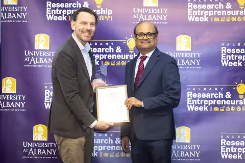 Biologist Alex Valm and Thenkurussi (Kesh) Kesavadas  