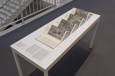Artist book installation