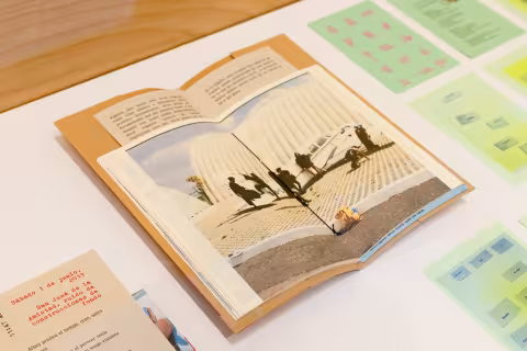 Artist book installation