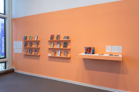 Artist book installation