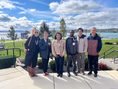 The group members at Finger Lakes