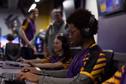 UAlbany students compete in the SUNY Esports Tournament.