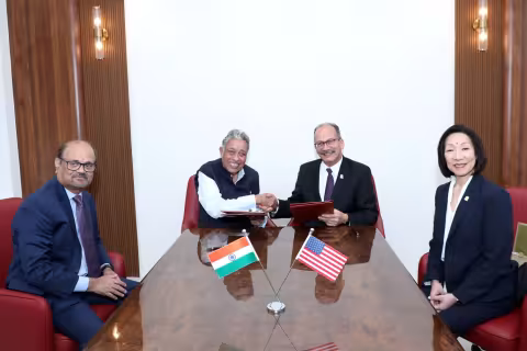 UAlbany leadership attend signing of MOU with RUAS 