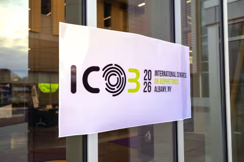 Signage for the 2026 International Congress on Biophotonics.