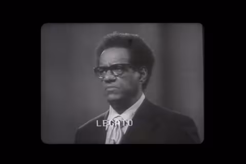 A still from a video art piece