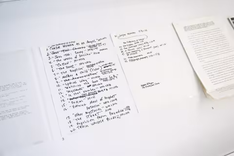 ephemera in a case