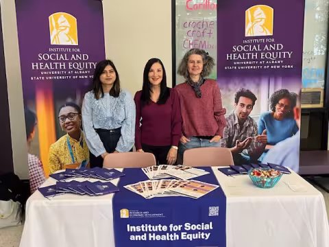  Institute for Social and Health Equity (ISHE) team at UAlbany 2026 showcase Day
